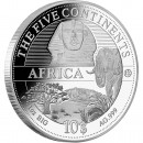 Silver Coin AFRICA 2011 "The Five Continents of the World" Series